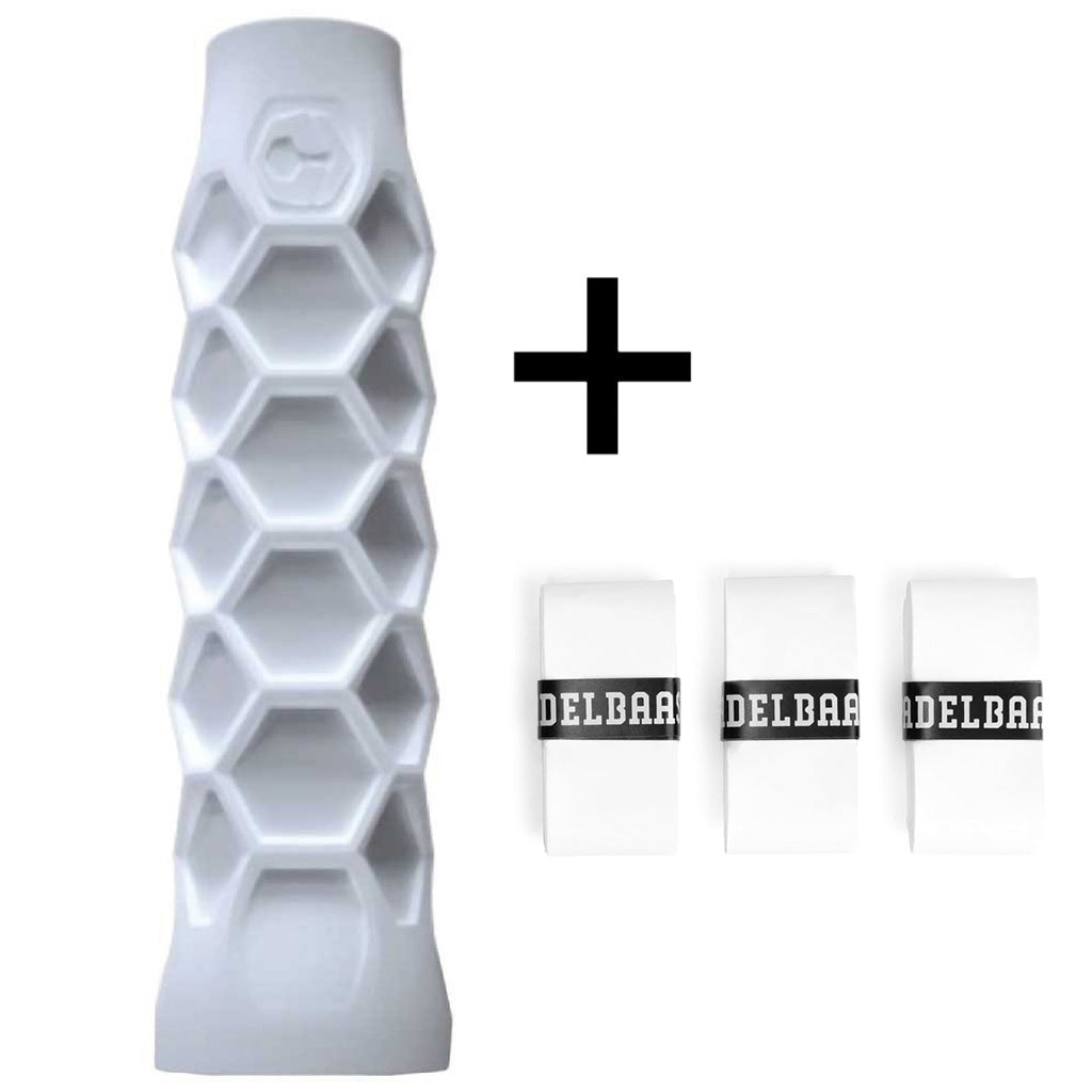 Bullpadel Hesacore Grip Combipack + Overgrip Padelbaas 3st.